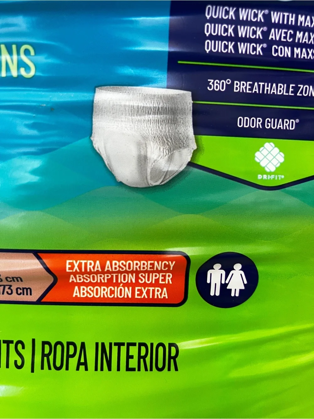 Prevail size odor